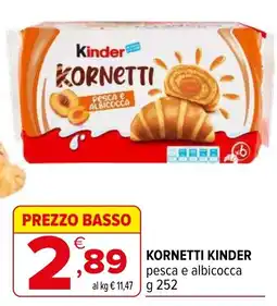 Iperal Kornetti KINDER offerta