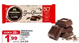 Iperal Gran blocco perugina fondente offerta