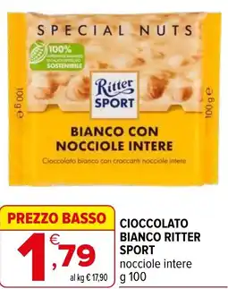 Iperal Cioccolato bianco RITTER SPORT offerta