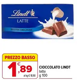 Iperal Cioccolato LINDT offerta