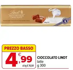 Iperal Cioccolato LINDT offerta