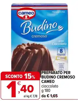 Iperal Preparato per budino cremoso CAMEO offerta