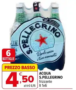 Iperal Acqua S.PELLEGRINO offerta