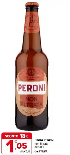 Iperal Birra PERONI offerta