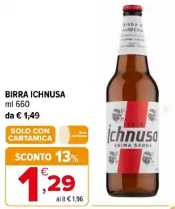 Iperal Birra ICHNUSA offerta