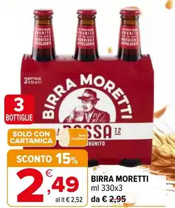 Iperal Birra MORETTI offerta