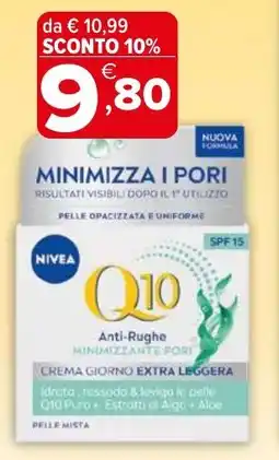 Iperal NIVEA Q10 anti-rughe minimizzante pori offerta