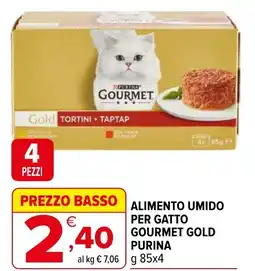 Iperal Alimento umido per gatto GOURMET GOLD offerta