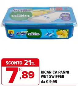 Iperal Ricarica panni wet SWIFFER offerta