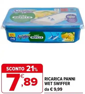 Iperal Ricarica panni wet SWIFFER offerta