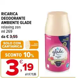 Iperal Ricarica deodorante ambiente GLADE offerta