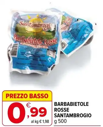 Iperal Barbabietole rosse SANTAMBROGIO offerta