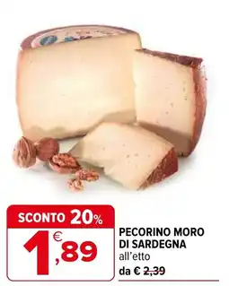 Iperal Pecorino moro di sardegna offerta