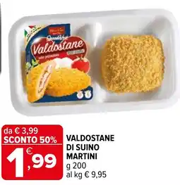 Iperal Valdostane di suino MARTINI offerta