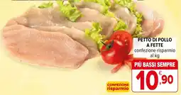 Iperal Petto di pollo a fette offerta
