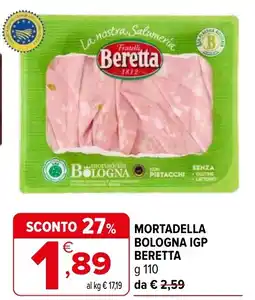 Iperal Mortadella bologna IGP BERETTA offerta