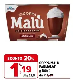 Iperal Coppa malù PARMALAT offerta