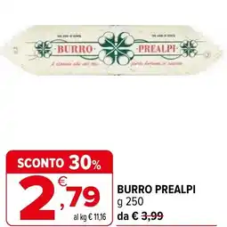 Iperal Burro PREALPI offerta