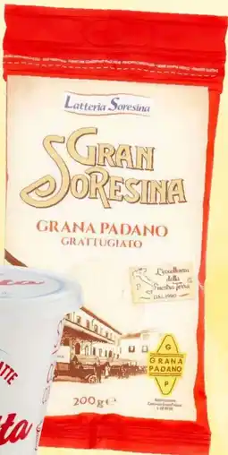 Iperal Grana padano dop grattugiato LATTERIA SORESINA offerta