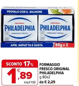 Iperal Formaggio fresco original PHILADELPHIA offerta