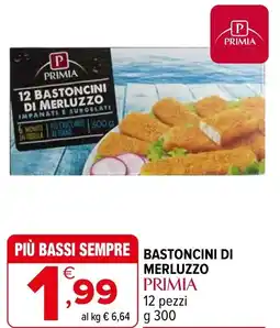 Iperal Bastoncini di merluzzo PRIMIA offerta