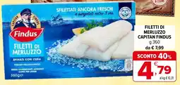 Iperal Filetti di merluzzo CAPITAN FINDUS offerta