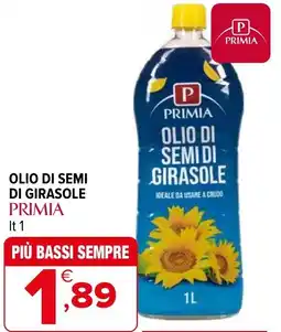 Iperal Olio di semidi girasole PRIMIA offerta