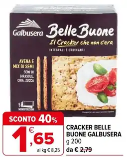 Iperal Cracker belle buone GALBUSERA offerta