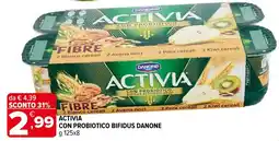 Iperal Activia con probiotico bifious DANONE offerta