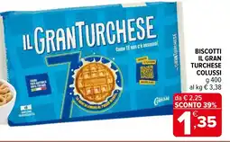 Iperal Biscotti il gran turchese COLUSSI offerta