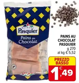 Iperal Pains au chocolat PASQUIER offerta