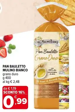 Iperal Pan bauletto MULINO BIANCO offerta