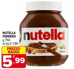 Iperal Nutella FERRERO offerta