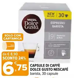 Iperal Capsule di caffè dolce gusto NESCAFÉ offerta