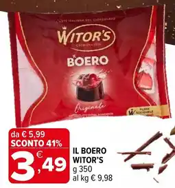 Iperal Il boero WITOR'S offerta
