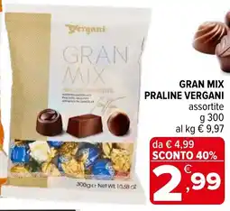 Iperal Gran mix praline VERGANI offerta