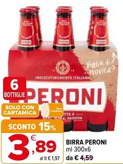 Iperal Birra PERONI offerta