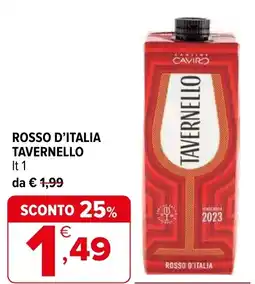 Iperal Rosso d'italia TAVERNELLO offerta