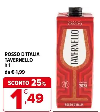 Iperal Rosso d'italia TAVERNELLO offerta