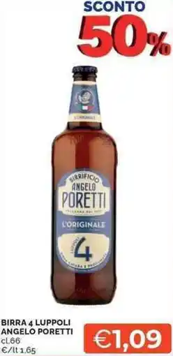 Mercatò Local Birra 4 luppoli ANGELO PORETTI offerta