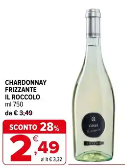 Iperal Chardonnay frizzante IL ROCCOLO offerta