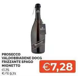Mercatò Local Prosecco valdobbiadene docg frizzante spago MIONETTO offerta