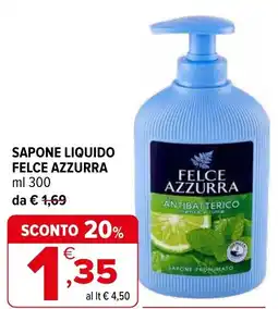 Iperal Sapone liquido FELCE AZZURRA offerta