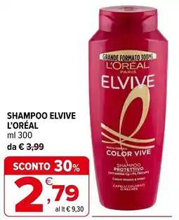 Iperal Shampoo elvive L'ORÉAL offerta