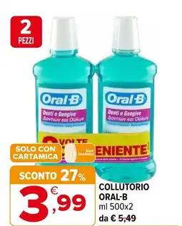 Iperal Collutorio ORAL-B offerta