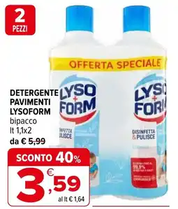 Iperal Detergente pavimenti LYSOFORM offerta