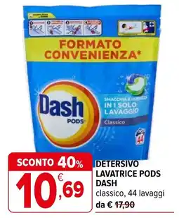 Iperal Detersivo lavatrice pods DASH offerta