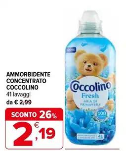 Iperal Ammorbidente concentrato COCCOLINO offerta