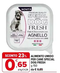Iperal Alimento umido per cane special dog fresh offerta