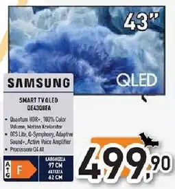 Unieuro SAMSUNG SMART TV OLED QE4308FA offerta